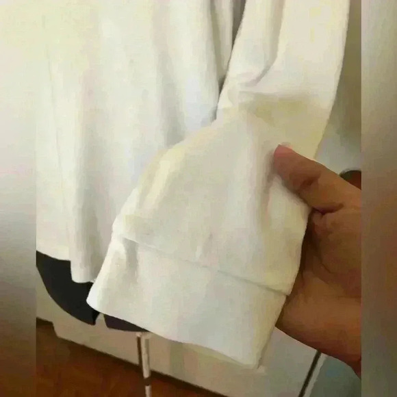 vtg SPEPHANIE ROGERS WHITE LONG SLEEVE TURTLENECK WOMEN LARGE - Picture 5 of 7